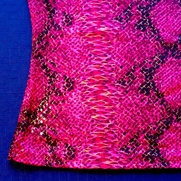 Sequined, Snakeskin-Printed Shirt - Picture 2 of 4